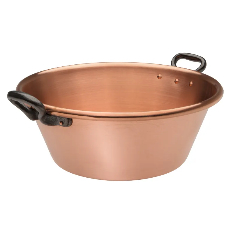 le-parfait-bassine-confiture-en-cuivre-massif-38-cm-paisseur-1-2-mm-the-essentia image 1