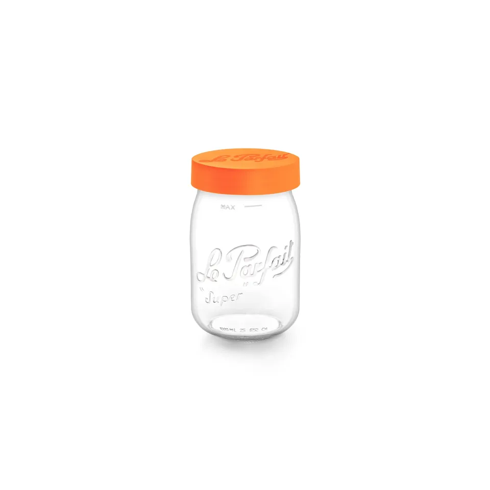 le-parfait-color-vis-bocal-de-stockage-herm-tique-fermentation-et-vrac-1-l-2-l-3 image 1