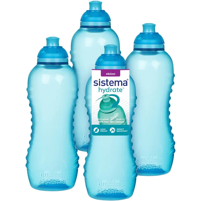 sistema-twist-n-sip-gourde-sport-tanche-460-ml-sans-bpa-lot-de-4-bleu-fabriqu-e- image 1