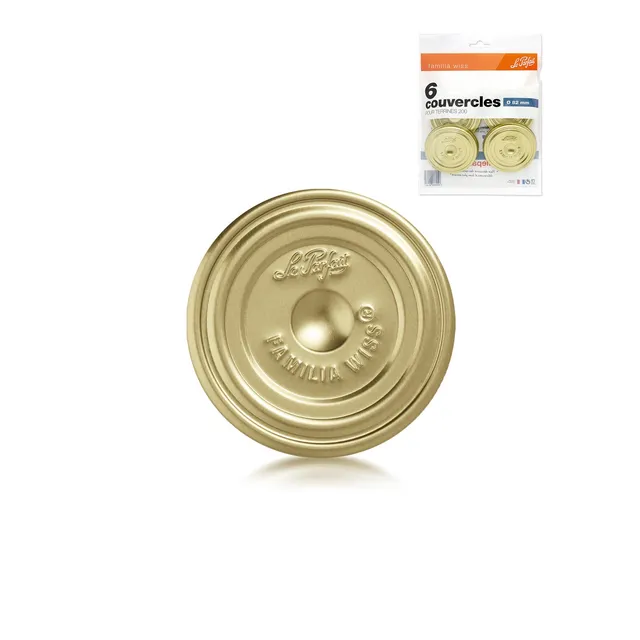 le-parfait-couvercle-familia-wiss-sachet-de-6-capsules-pour-terrines-et-bocaux image 1