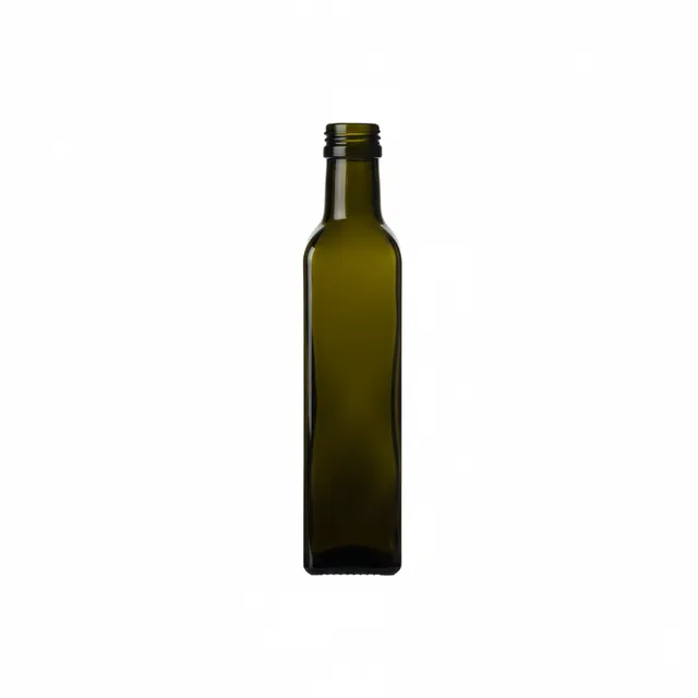 le-parfait-bouteille-en-verre-marasca-vert-antique-pour-huile-d-olive-vinaigre-e image 1