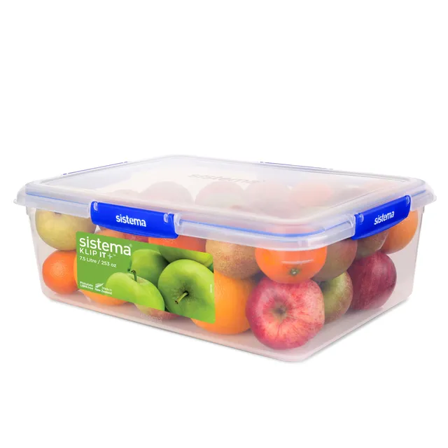 sistema-klip-it-plus-r-cipient-alimentaire-rectangulaire-7-5-l-bo-te-herm-tique- image 1