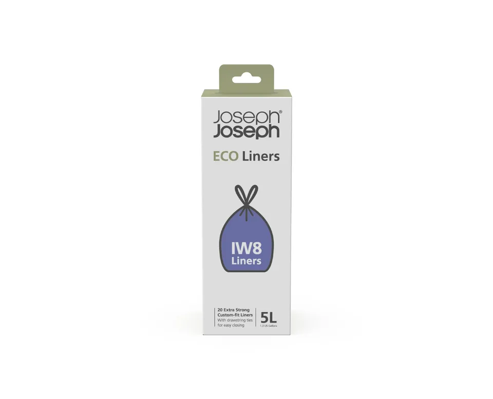 joseph-joseph-iw8-eco-lot-de-20-sacs-poubelle-cologiques-en-plastique-recycl-5-l image 1