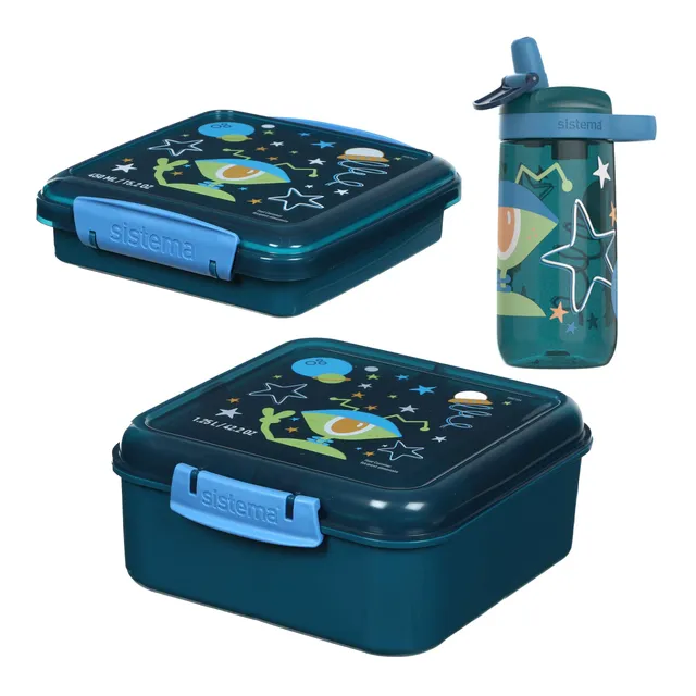 sistema-expressions-ensemble-d-jeuner-alien-bento-1-25-l-bo-te-sandwich-450-ml-g image 1