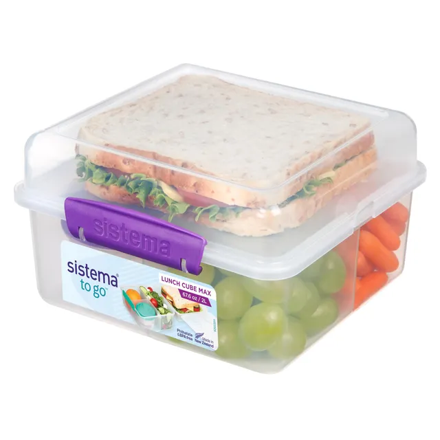 sistema-to-go-lunch-cube-max-bo-te-repas-bento-2-litres-avec-compartiments-et-po image 1