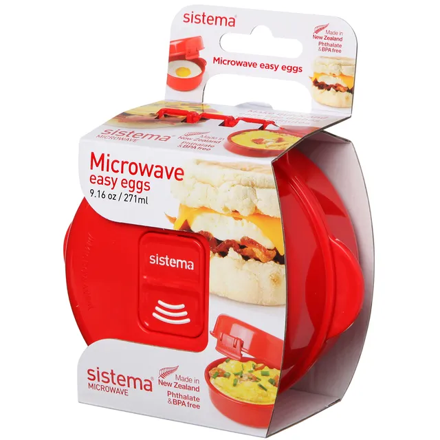 sistema-easy-eggs-r-cipient-ufs-pour-micro-ondes-271-ml-avec-clips-klip-it-et-a- image 1