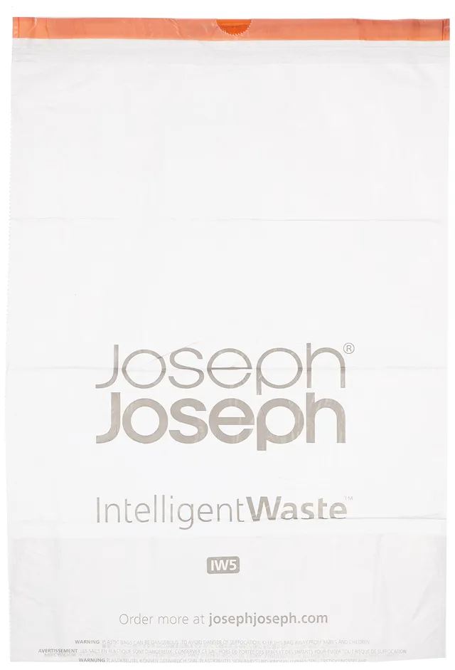 joseph-joseph-iw5-sacs-poubelle-tr-s-r-sistants-40-l-avec-fermeture-poign-es-cou image 1