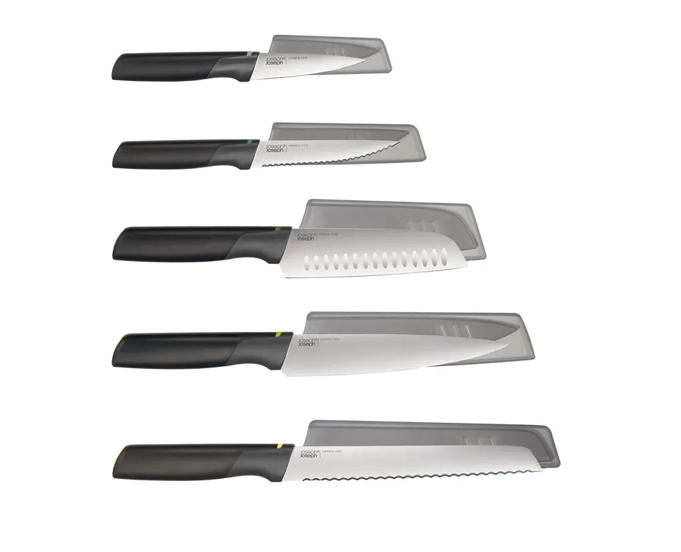 joseph-joseph-duo-ensemble-elevate-5-couteaux-de-cuisine-lames-acier-inoxydable- image 1