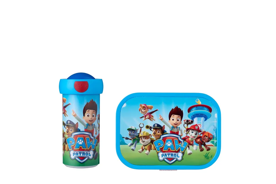 mepal-set-d-jeuner-campus-paw-patrol-pour-enfants-tasse-300-ml-tanche-panier-rep image 1