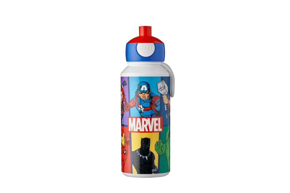mepal-campus-pop-up-gourde-enfant-tanche-400-ml-avengers-sans-bpa-lave-vaisselle image 1