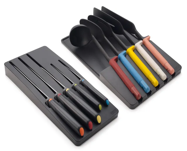 joseph-joseph-elevate-set-de-couteaux-et-ustensiles-de-cuisine-10-pi-ces-avec-bl image 1