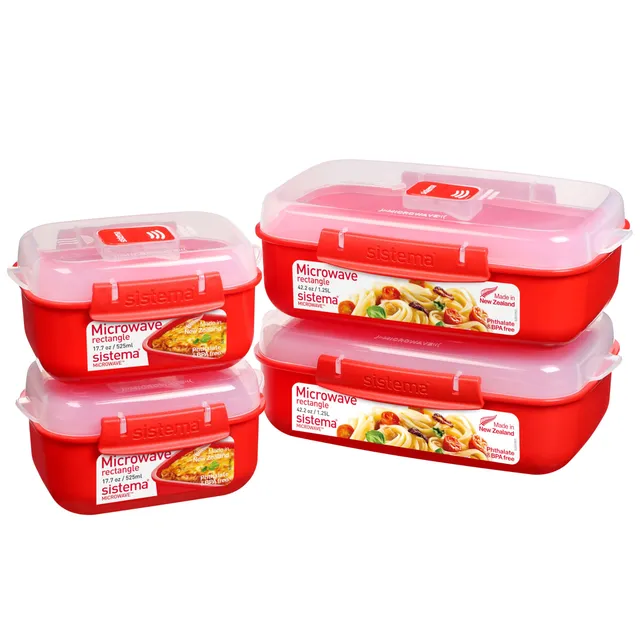 sistema-heat-and-eat-lot-4-r-cipients-rectangulaires-micro-ondes-2-1-25-l-2-525- image 1