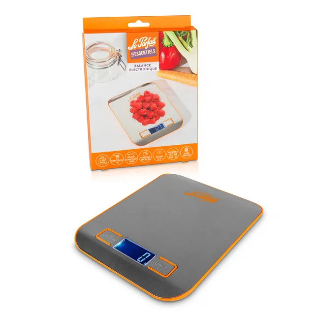 le-parfait-les-essentiels-balance-de-cuisine-lectronique-5-kg-en-acier-inoxydabl image 1