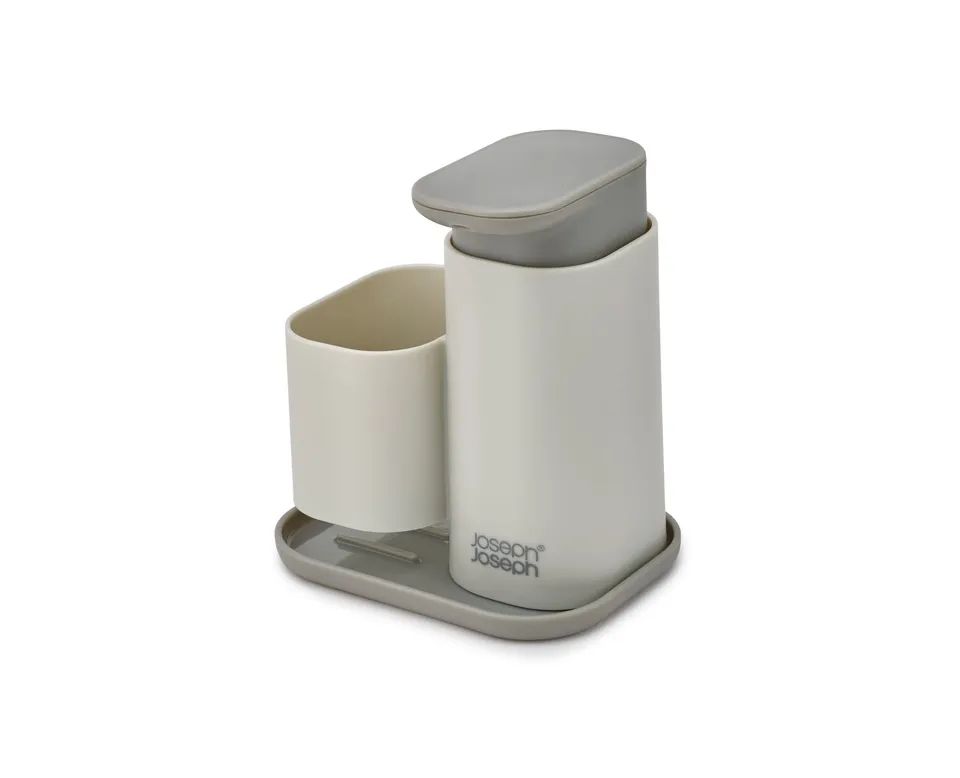 joseph-joseph-duo-distributeur-de-savon-avec-porte-ponge-ventil-pour-vier-de-cui image 1