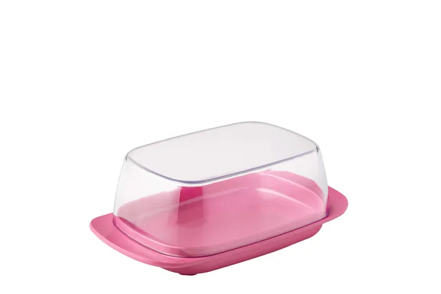 mepal-beurrier-rose-nordic-couvercle-transparent-250-g-pour-porte-de-r-frig-rate image 1