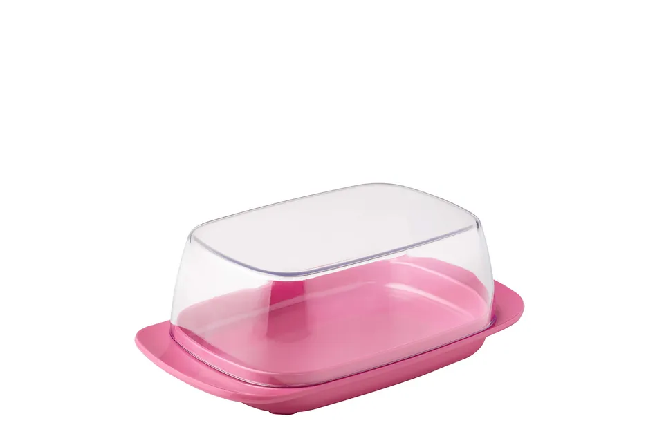 mepal-beurrier-rose-nordic-couvercle-transparent-250-g-pour-porte-de-r-frig-rate image 1