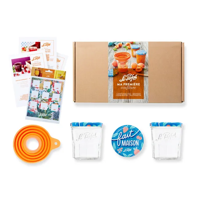 le-parfait-kit-mes-premi-res-confitures-coffret-d-butant-avec-3-bocaux-324-ml-en image 1