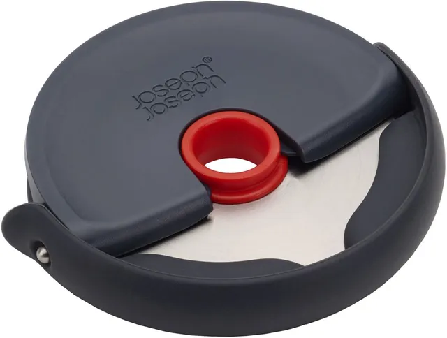 joseph-joseph-disc-coupe-pizza-compact-lame-inox-amovible-et-manche-protector-gr image 1