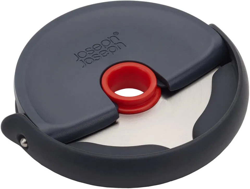 joseph-joseph-disc-coupe-pizza-compact-lame-inox-amovible-et-manche-protector-gr image 1