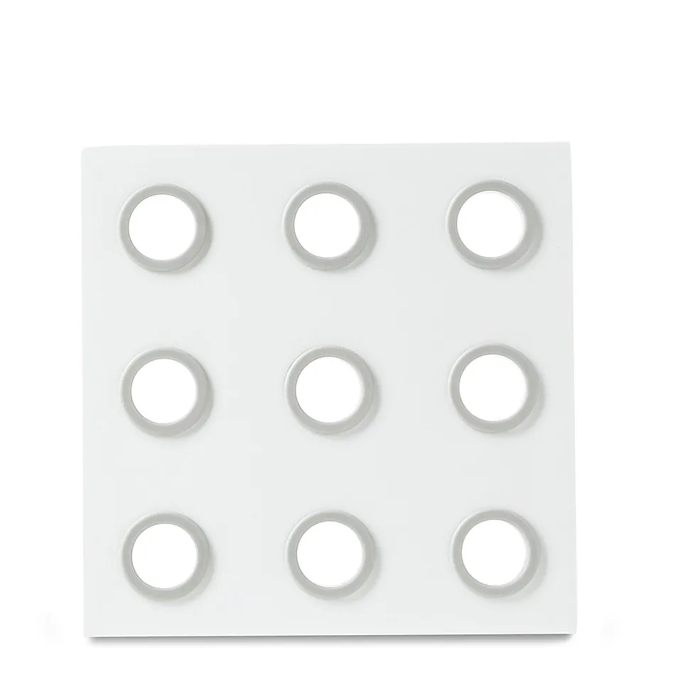 rosti-mepal-domino-dessous-de-plat-en-m-lamine-et-silicone-blanc-16-2-16-2-cm image 1