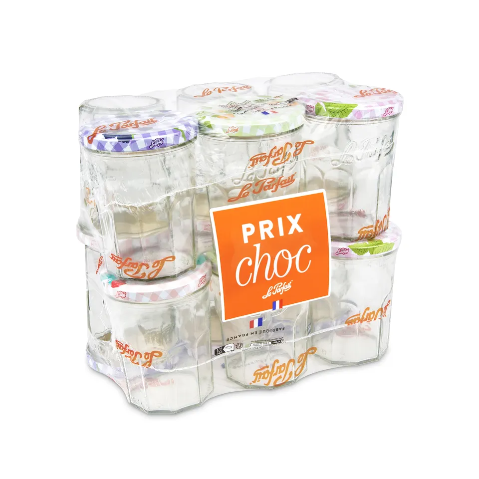le-parfait-jam-jar-385-ml-verre-lot-de-12-pots-confiture-fabriqu-s-en-france image 1