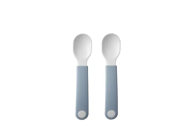 mepal-mio-set-de-2-cuill-res-d-apprentissage-b-b-manche-court-antid-rapant-light image 1