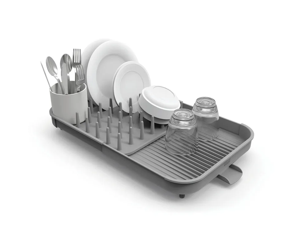 joseph-joseph-duo-gouttoir-vaisselle-extensible-avec-pot-ustensiles-amovible-et- image 1