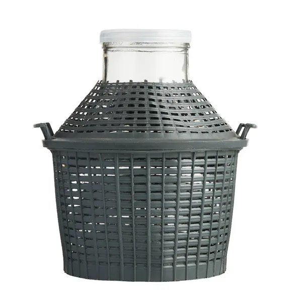 le-parfait-dame-jeanne-en-verre-avec-osier-tress-5l-10l-et-15l-couvercle-herm-ti image 1