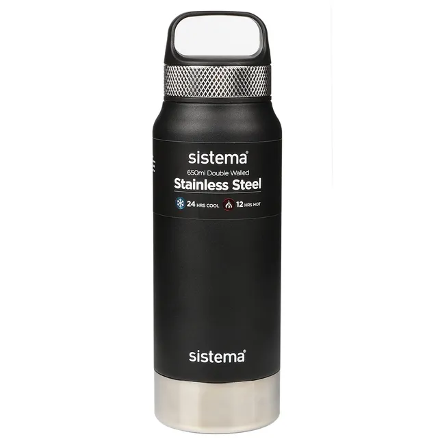 sistema-hydrate-bouteille-d-eau-isotherme-en-acier-inoxydable-650-ml-double-paro image 1