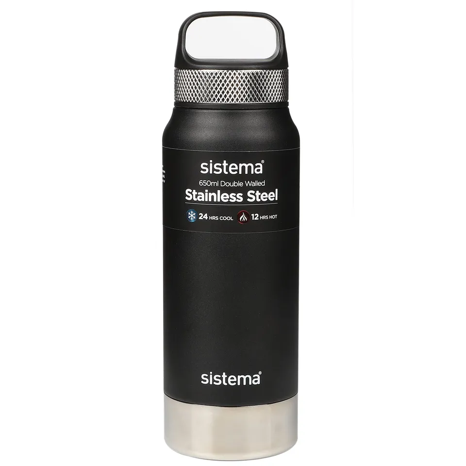sistema-hydrate-bouteille-d-eau-isotherme-en-acier-inoxydable-650-ml-double-paro image 1
