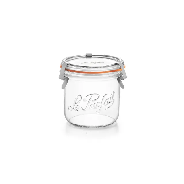 le-parfait-bistrot-bocal-en-verre-avec-clips-inox-amovibles-fermeture-herm-tique image 1