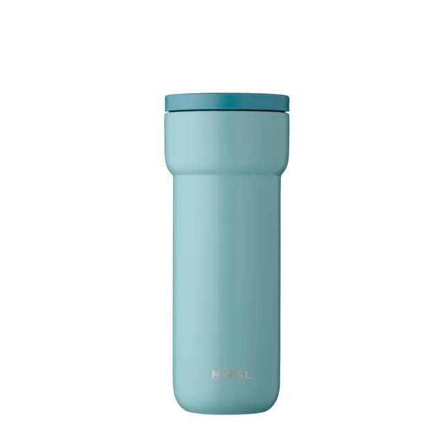 mepal-ellipse-tasse-isotherme-de-voyage-475-ml-en-acier-inoxydable-tanche-ouvert image 1