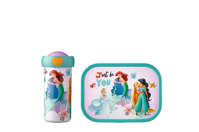 mepal-campus-set-d-jeuner-enfants-disney-princess-tasse-300-ml-panier-repas-750- image 1