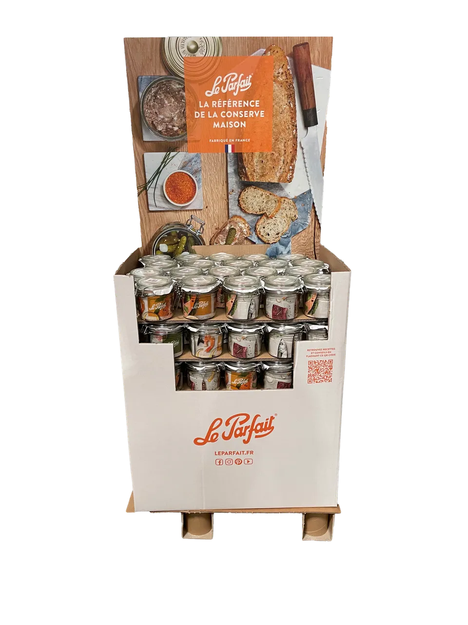 le-parfait-box-terrines-super-350-g-lot-de-100-terrines-en-verre-cod-es-individu image 1