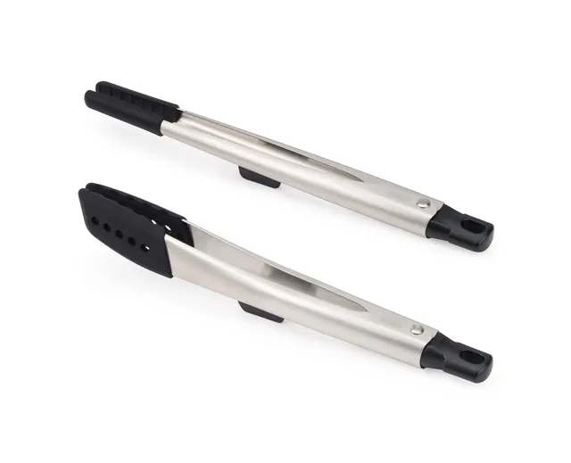 joseph-joseph-elevate-fusion-lot-de-2-pinces-de-cuisine-inox-et-silicone-pince-d image 1