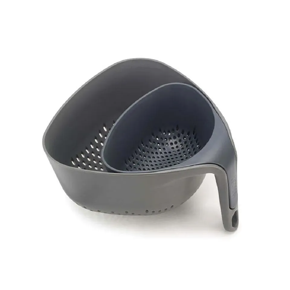 joseph-joseph-nest-lot-de-2-passoires-empilables-carr-es-avec-poign-e-ergonomiqu image 1