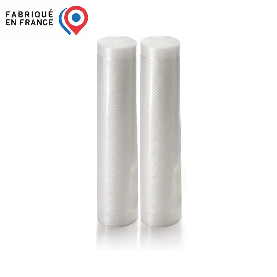 le-parfait-rouleaux-sous-vide-gaufr-s-lot-de-2-films-de-mise-sous-vide-pa-pe-100 image 1