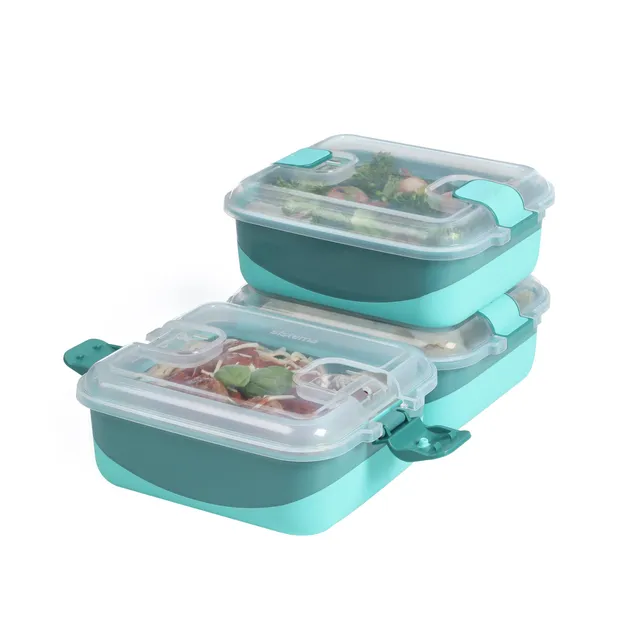 sistema-heatables-contenants-alimentaires-micro-ondes-1-l-lot-de-3-rectangles-la image 1