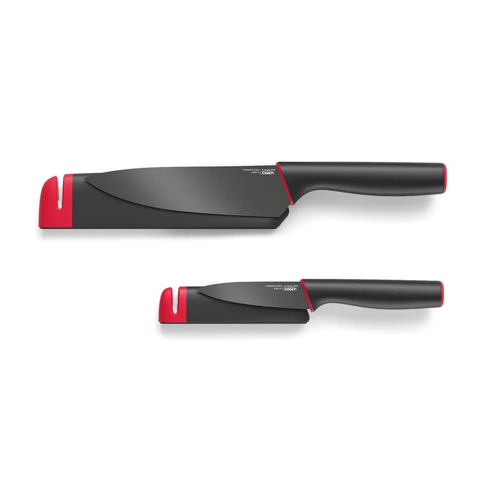joseph-joseph-slice-sharpen-set-couteaux-office-chef-noir-rouge-aiguiseur-c-rami image 1