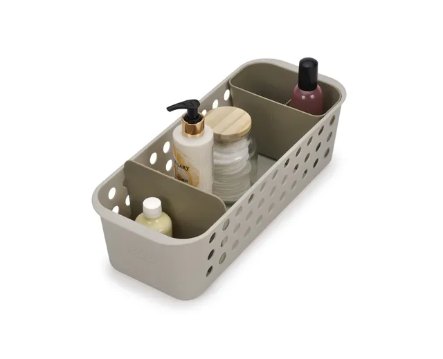 joseph-joseph-easystore-panier-de-rangement-salle-de-bains-avec-pot-et-s-parateu image 1