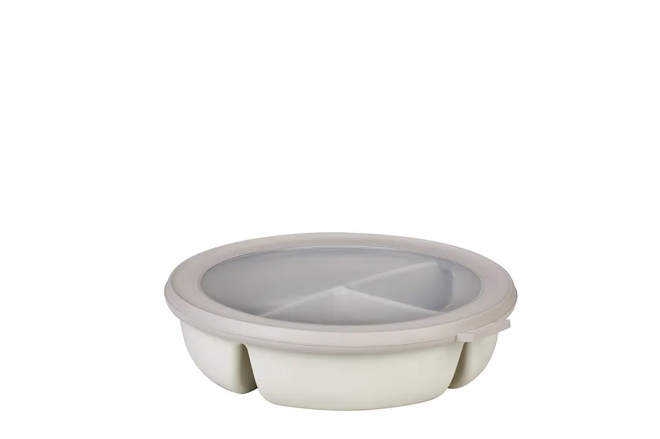 mepal-cirqula-bol-bento-rond-3-compartiments-multi-usage-herm-tique-nordic-white image 1