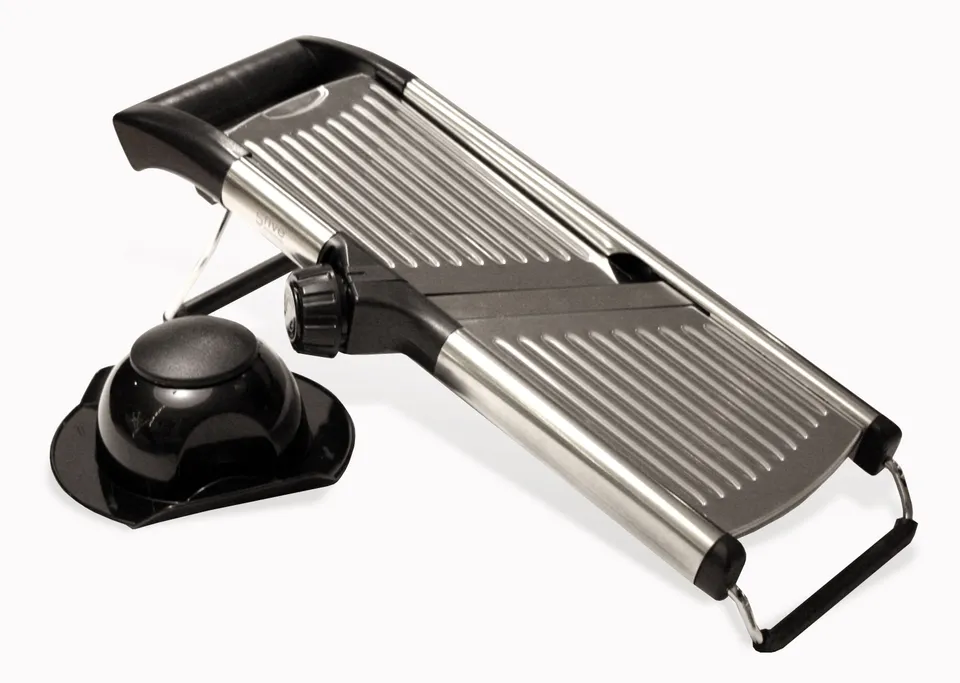 le-parfait-mandoline-multifonction-inox-3-grilles-de-d-coupe-interchangeables-po image 1