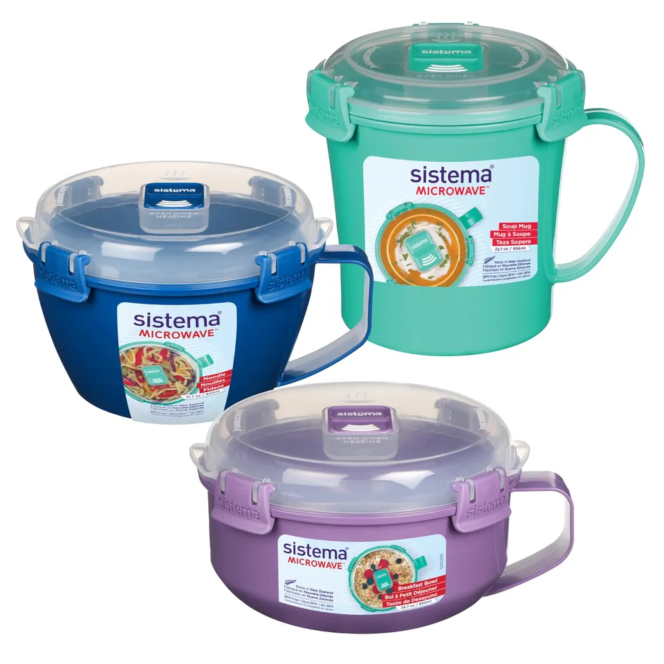 sistema-lot-de-3-r-cipients-micro-ondes-avec-vent-vapeur-mug-soupe-656-ml-bol-po image 1