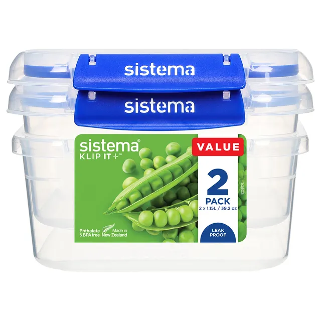 sistema-klip-it-plus-r-cipients-de-conservation-alimentaire-1-15-l-lot-de-2-tanc image 1