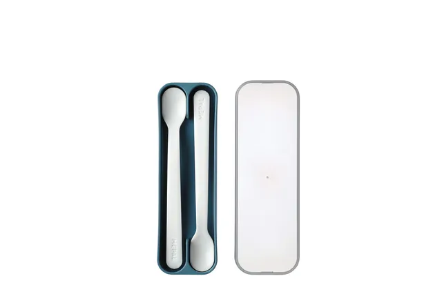 mepal-mio-cuill-res-d-alimentation-b-b-long-manche-set-de-2-sans-bpa-deep-blue image 1