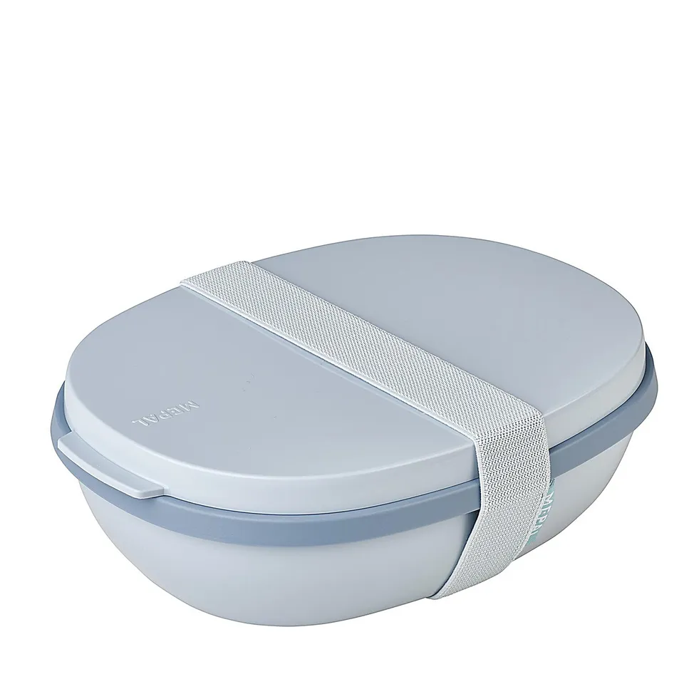 mepal-ellipse-duo-panier-repas-825-ml-600-ml-avec-mini-bo-te-micro-ondable-et-co image 1