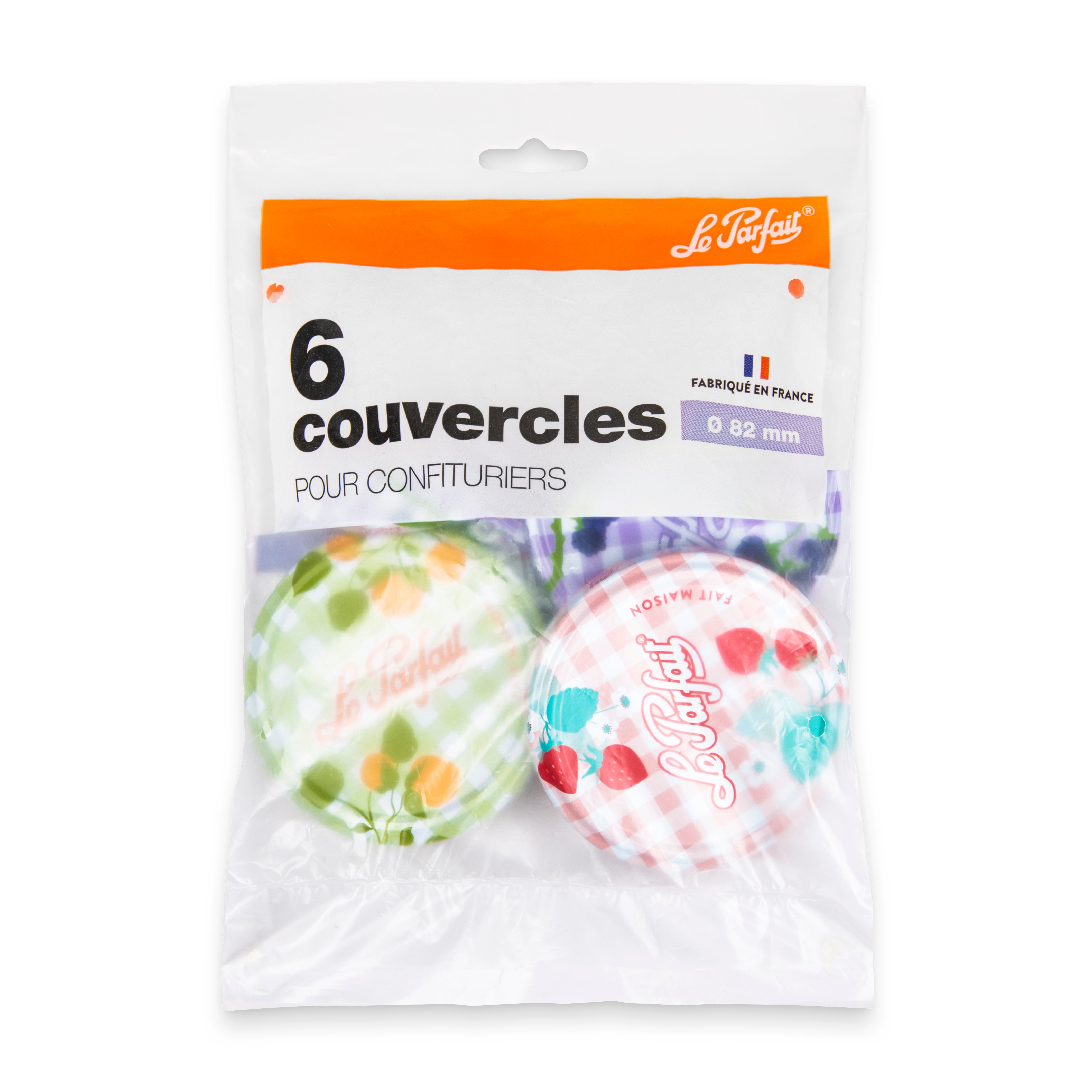 le-parfait-couvercles-d-couper-82-mm-motif-vichy-pour-pots-confiture-324-ml-et-3 image 1