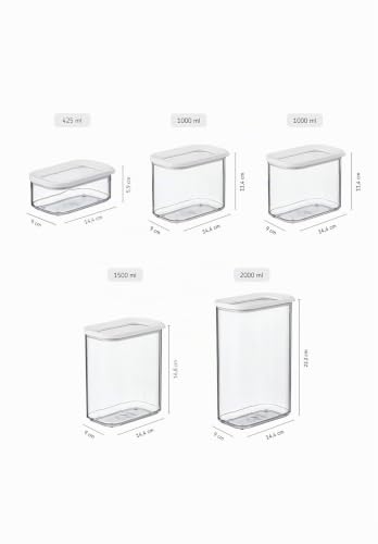 mepal-modula-ensemble-de-5-bo-tes-herm-tiques-alimentaires-empilables-2000-ml-15 image 8