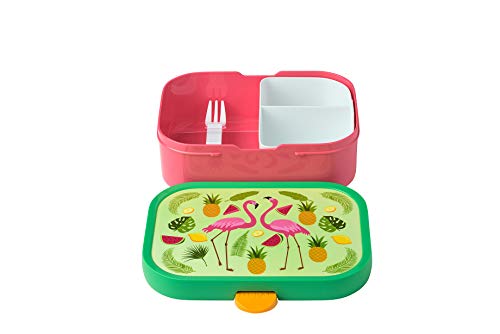 mepal-rosti-set-bo-te-d-jeuner-750-ml-gourde-400-ml-tropical-flamingo-abs-fabriq image 8
