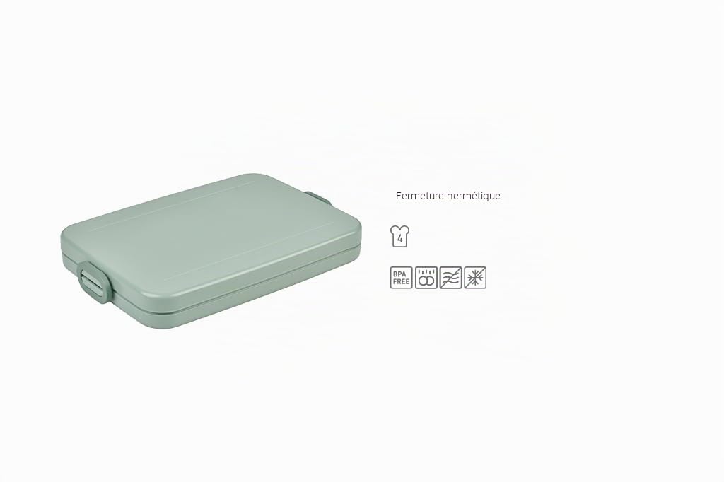 mepal-take-a-break-panier-repas-plat-800-ml-tanche-par-clips-sans-bpa-pour-sac-d image 2